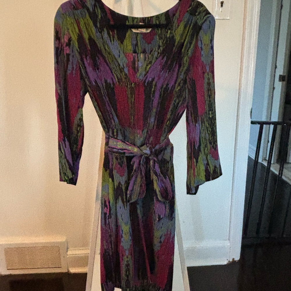 Presley Skye Silk Long Sleeve Dress
